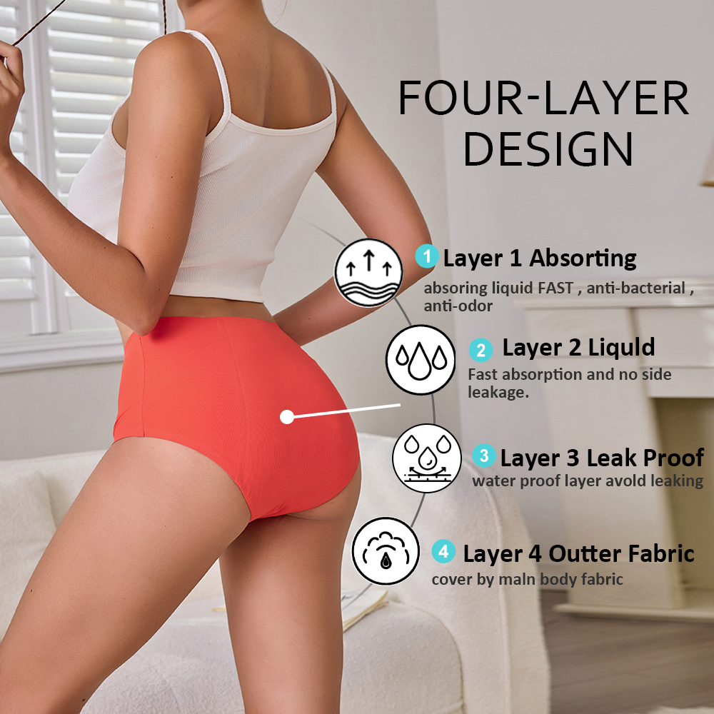 Hot Sale Mid-Rise Seamless Men - Period Panty Absorbent ulasan dan harga