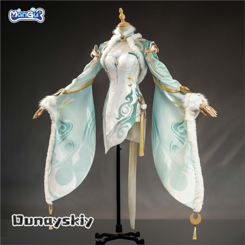 Genshin Impact Zi Bai An Everl - Robe Silk Women ulasan dan harga