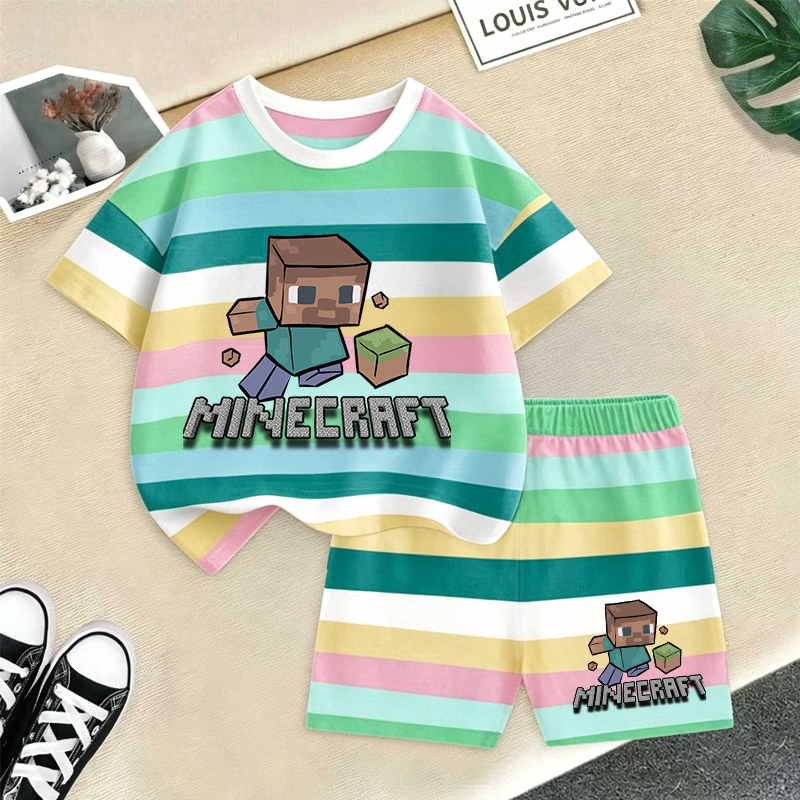 Minecrafted Girl boy Summer T  - Boyshort Underwear ulasan dan harga