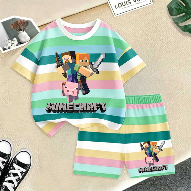 Minecrafted Girl boy Summer T  - Boyshort Underwear ulasan dan harga