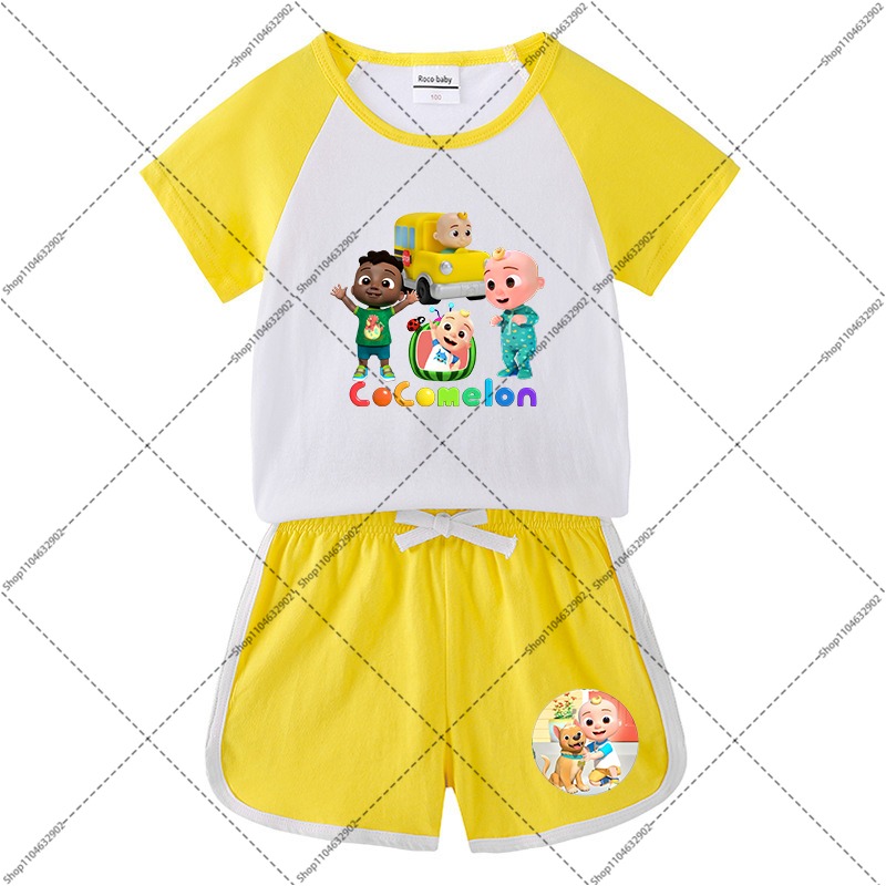 2PCS Cocomelons Kids T-shirts  - Boyshort Underwear ulasan dan harga