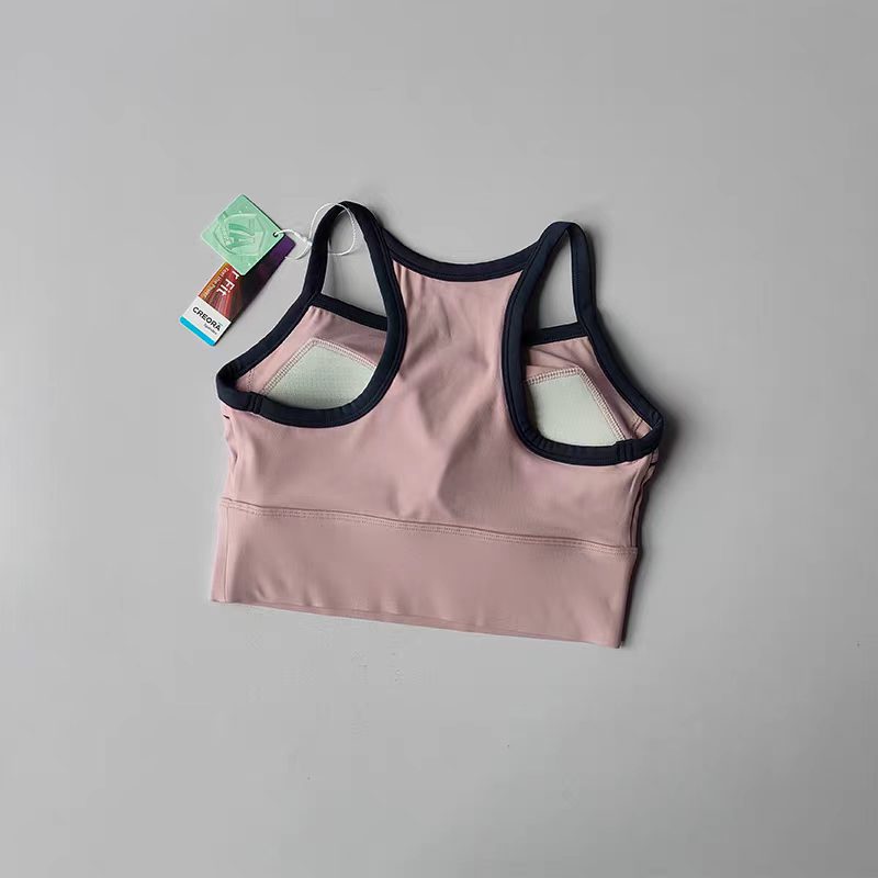 Women Color Block Sports Bra w - Push Up Bra Padded ulasan dan harga