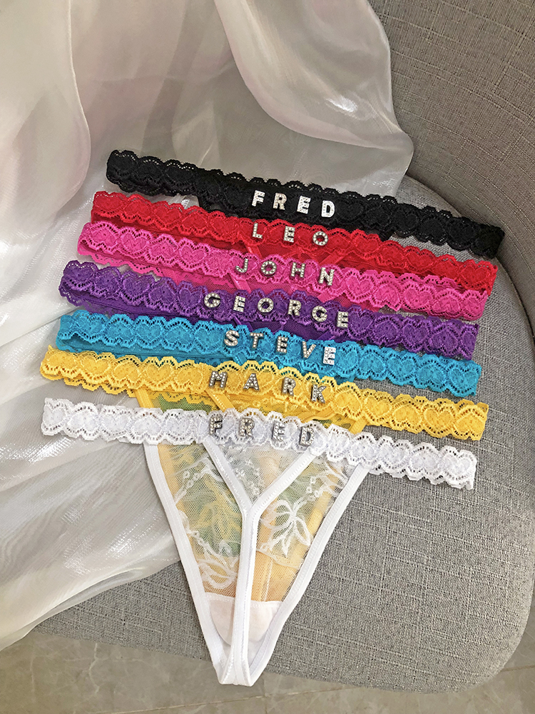 Custom Thong Panties with Name - Thong Bikini Women ulasan dan harga