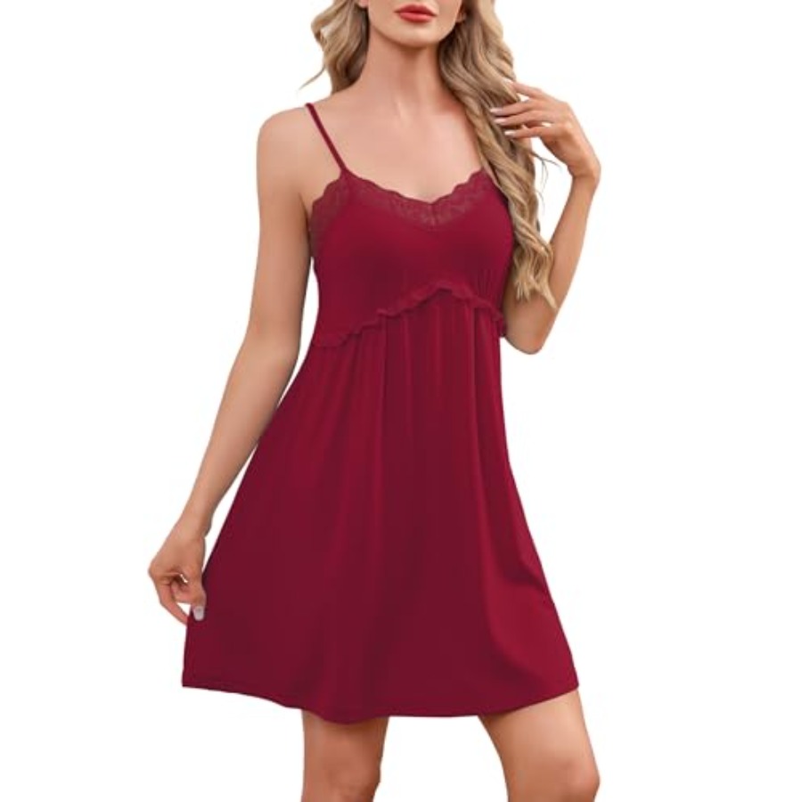 Sexy Nightgowns for Women Lace - Babydoll Chemise Night ulasan dan harga