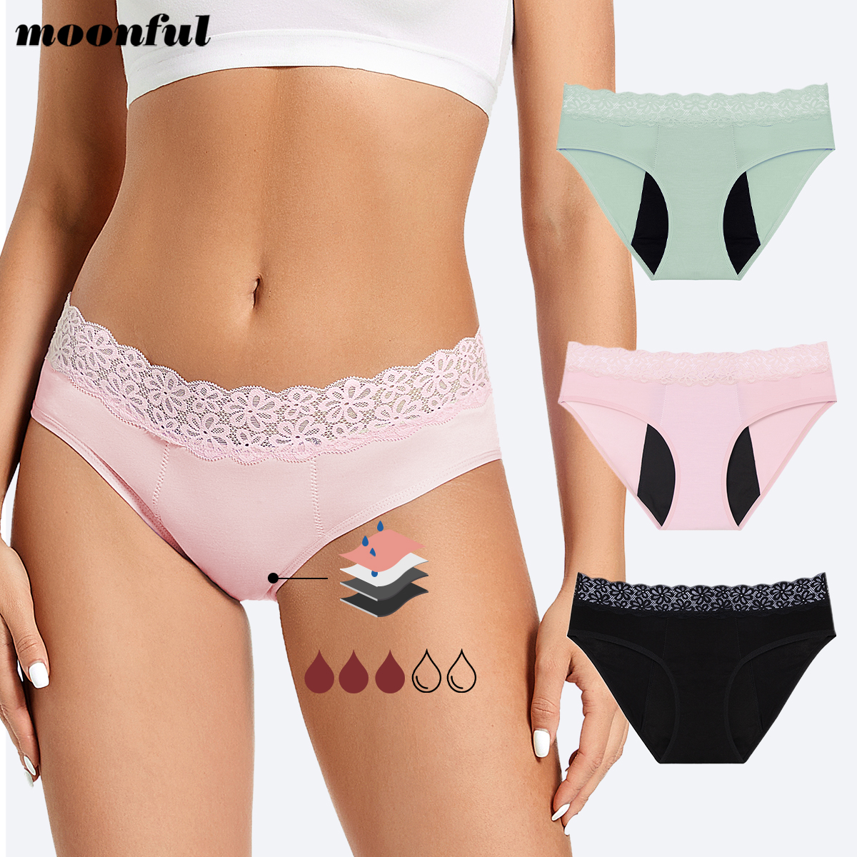 Menstrual Cycle Absorbent Unde - Period Panty Absorbent ulasan dan harga