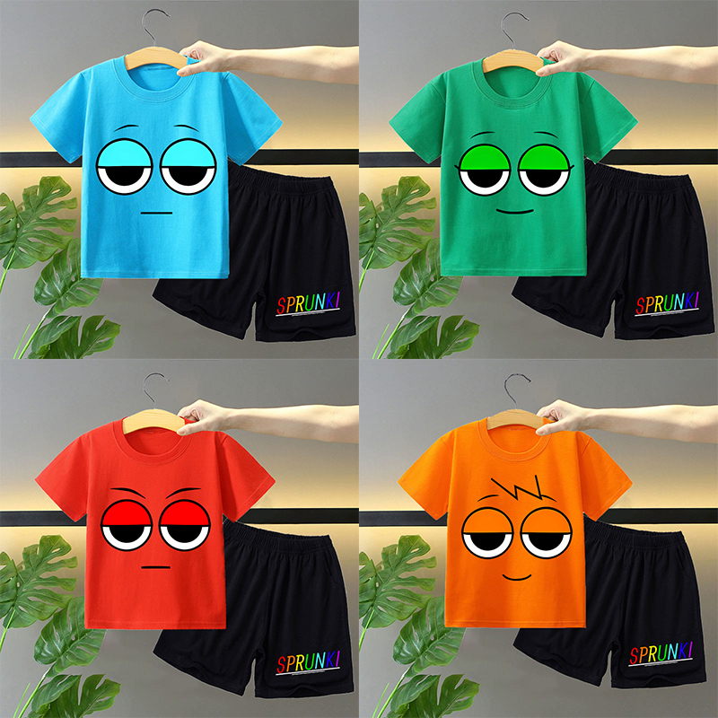 Sprunki 2pcs T-shirt and Short - Boyshort Underwear ulasan dan harga