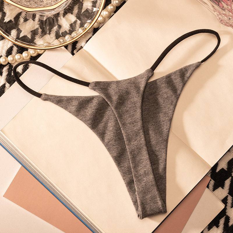 Low Waist Cotton Thong Women P - Thong Bikini Women ulasan dan harga
