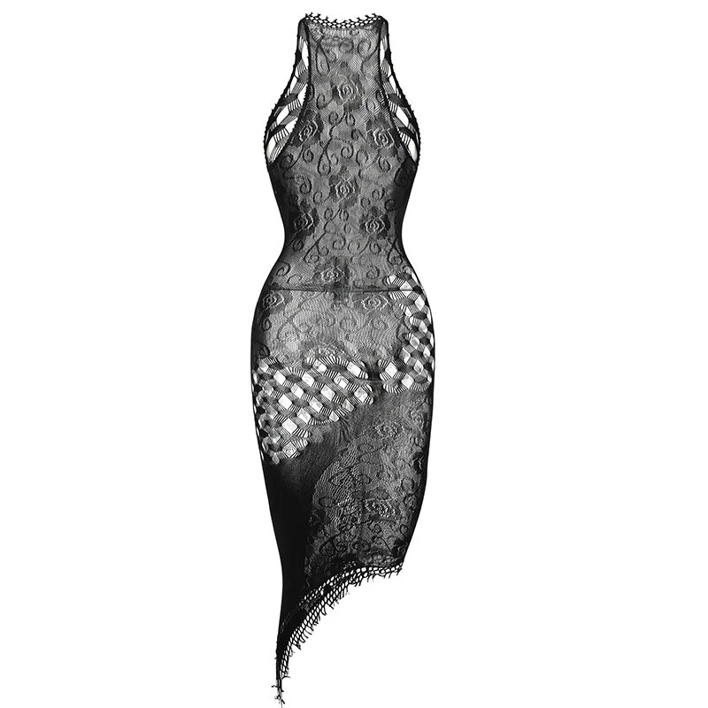 1PC Sexy Women Fishnet See Thr - Bodystocking Fishnet ulasan dan harga