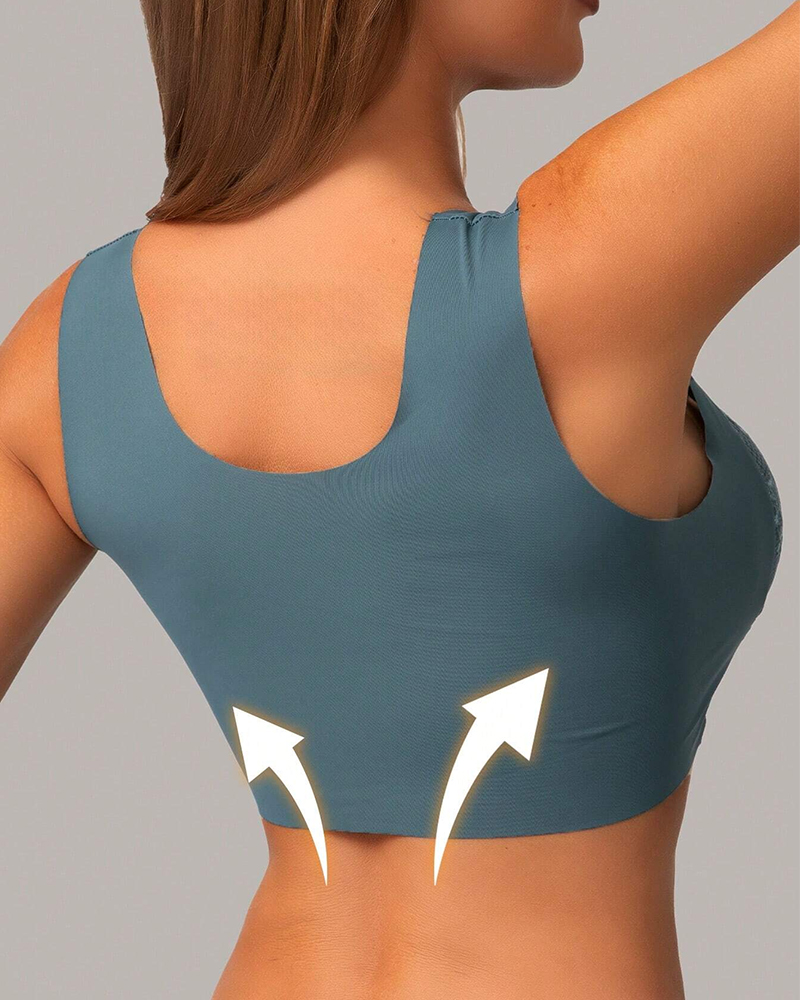 4Pcs Plus Size Women Seamless  - Push Up Bra Padded ulasan dan harga