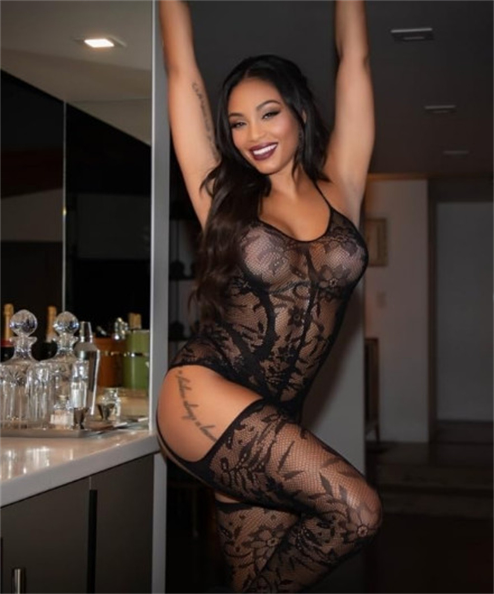 Womens Sexy Costumes Suit Lace - Bodystocking Fishnet ulasan dan harga